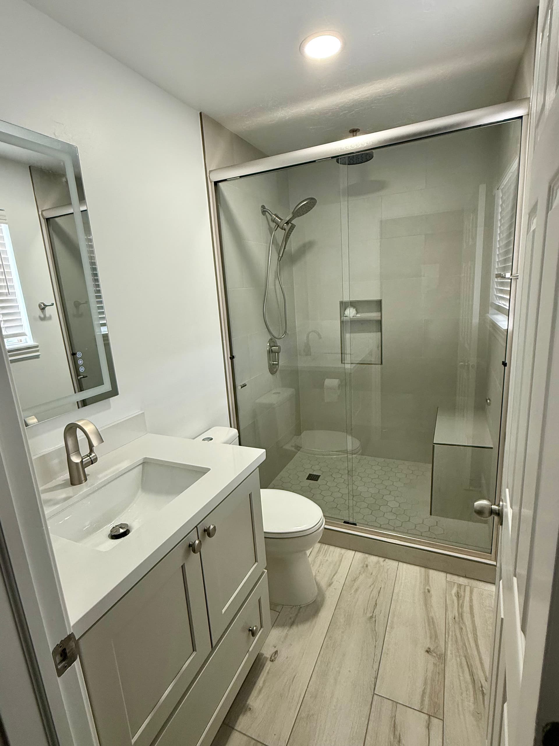Gallery photos for Two Outdated Bathrooms Get a Complete Modern Overhaul: Image #4