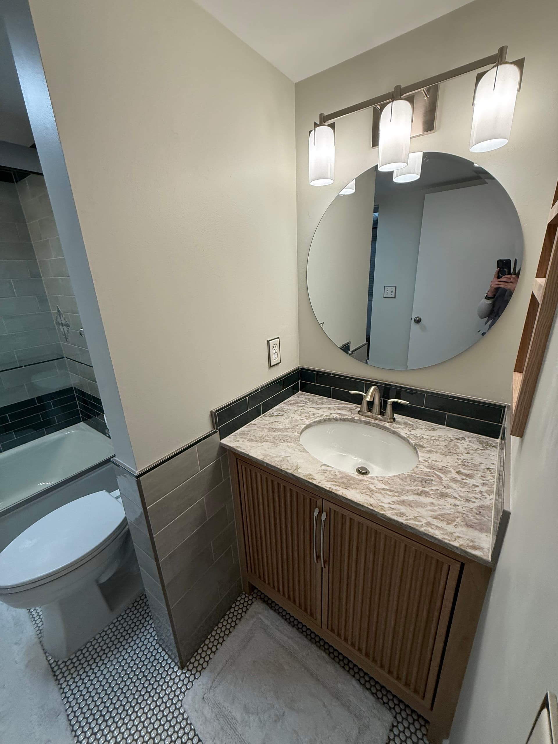 Gallery photos for From Dated Yellow Walls to a Clean, Custom Bathroom Remodel: Image #4