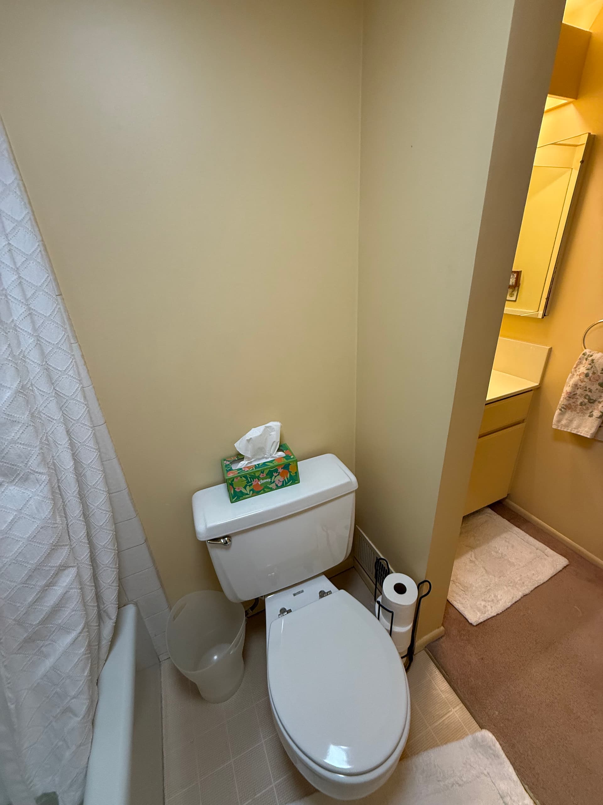 Gallery photos for From Dated Yellow Walls to a Clean, Custom Bathroom Remodel: Image #2