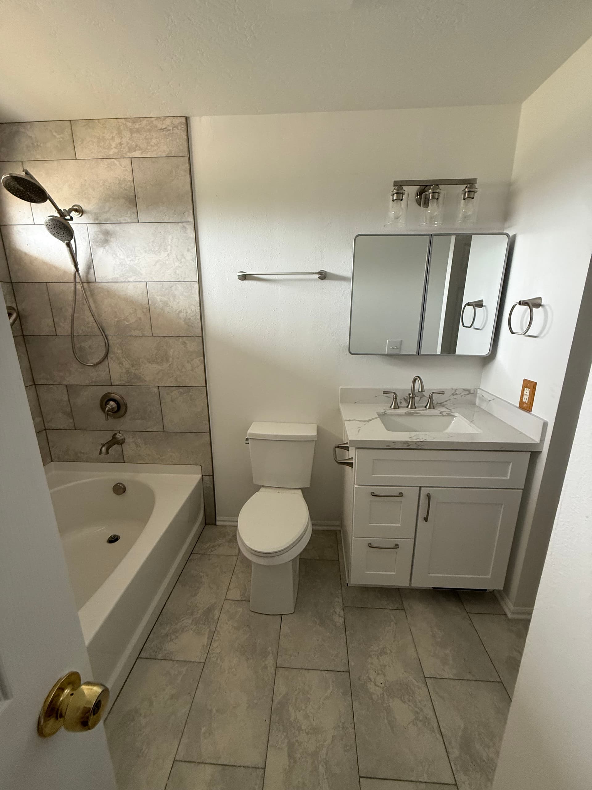 Gallery photos for Outdated Beige Bathroom Gets a Clean Modern Refresh: Image #4