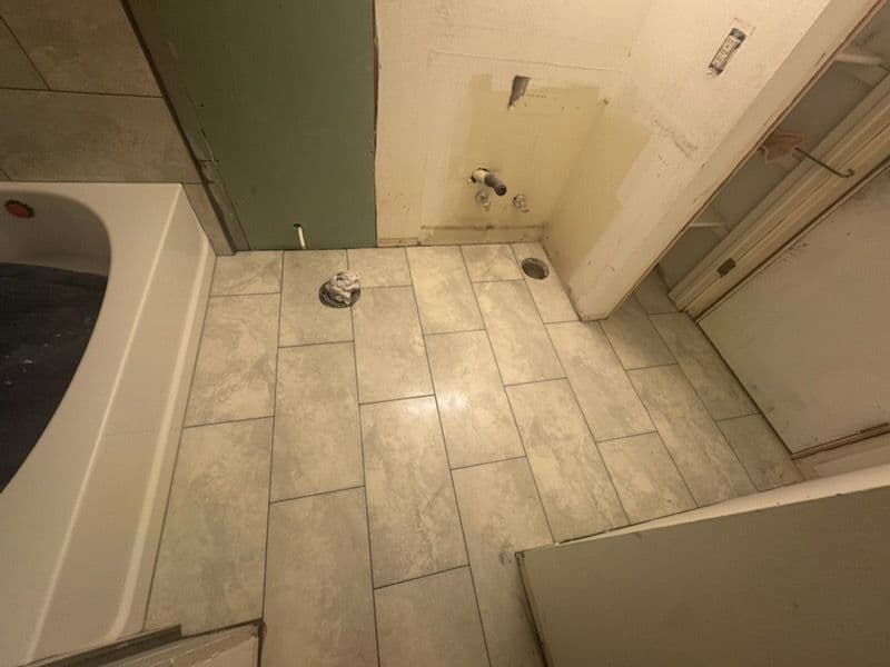 Project Bathroom Remodel with New Tile and Fixtures image