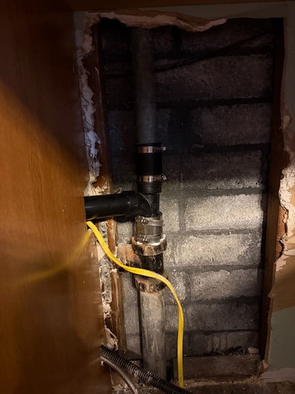 Efficient In Wall Drain Repair Success