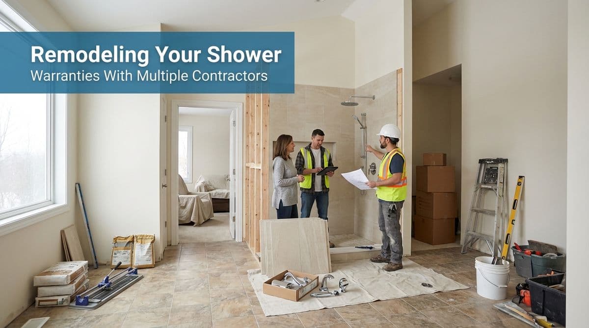 Featured post - Remodeling Your Shower: Warranties With Multiple Contractors